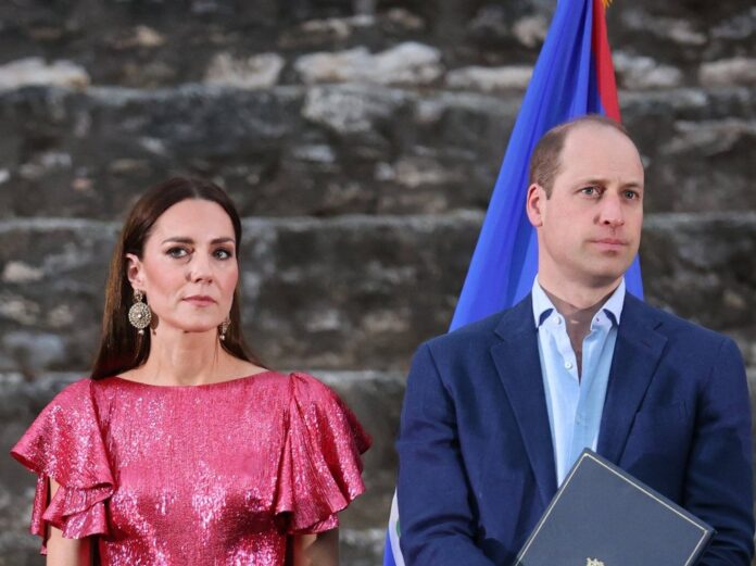 Prinz William und Herzogin Kate sprechen ihr Beileid an die Angehörigen von Deborah James aus.