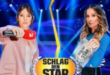Jeannine Michaelsen (l.) und Charlotte Würdig wollen "Schlag den Star" gewinnen.