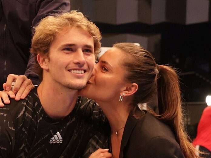 Sophia Thomalla und Tennisstar Alexander Zverev bei einem gemeinsamen Auftritt.