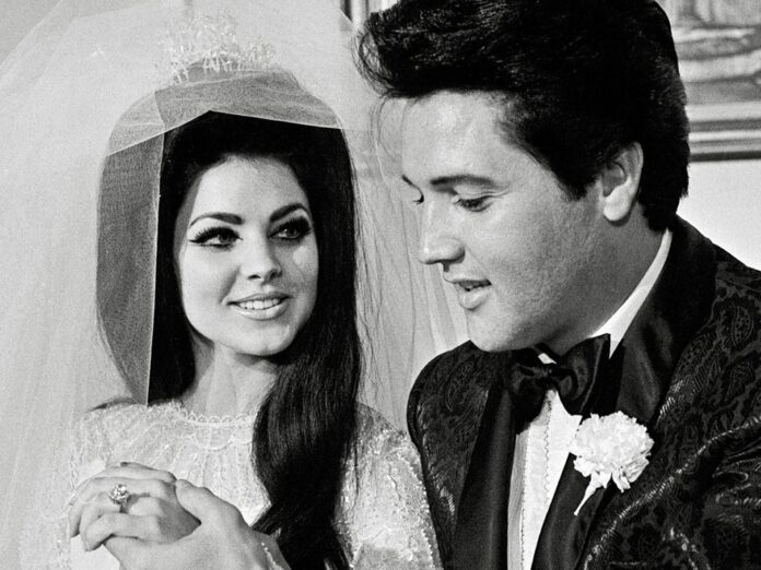 Priscilla und Elvis Presley heirateten 1967 in Las Vegas.