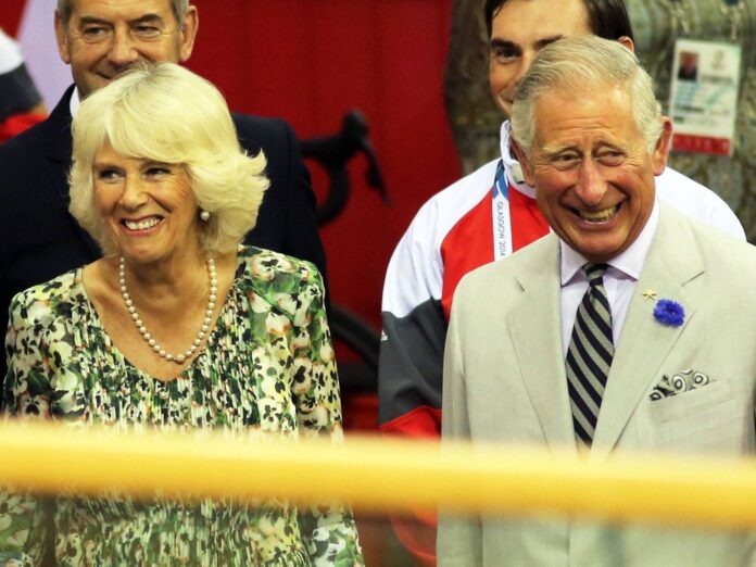 Herzogin Camilla und Prinz Charles bei den Commonwealth Games in Glasgow 2014.