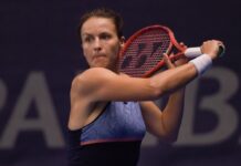 Tatjana Maria beim WTA Luxemburg im Jahr 2019.