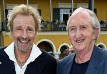 Thomas Gottschalk (l.) und Mike Krüger beim 40-Jahre-Supernasen-Fest in Velden.