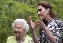 Queen Elizabeth II. (l.) und Herzogin Kate im Mai 2019.