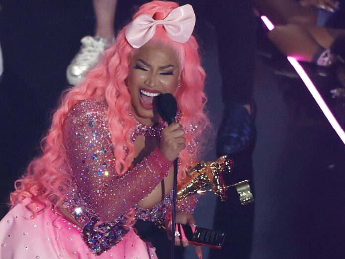 Nicki Minaj auf der Bühne der MTV Video Music Awards.