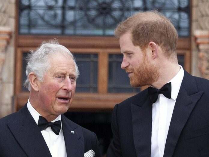 Wie steht es um die Beziehung von Prinz Charles (l.) und Prinz Harry?