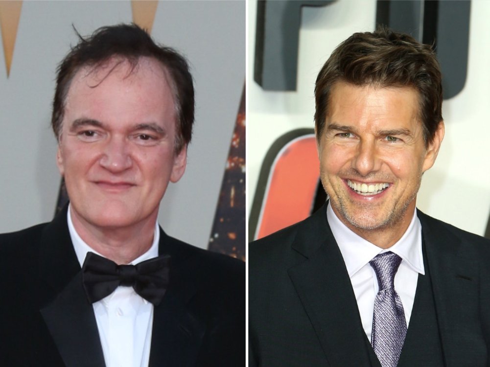Regisseur Quentin Tarantino (links) und "Top Gun: Maverick"-Hauptdarsteller Tom Cruise.