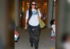 Rihanna kombinierte in New York City Overknee-Stiefel mit einem Minirock.