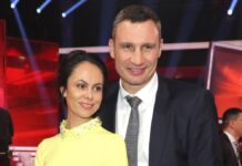 Vitali Klitschko mit Ehefrau Natalia bei einer TV-Spendengala 2016 in Berlin.