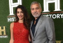 Amal und George Clooney bei den History Talks 2022.