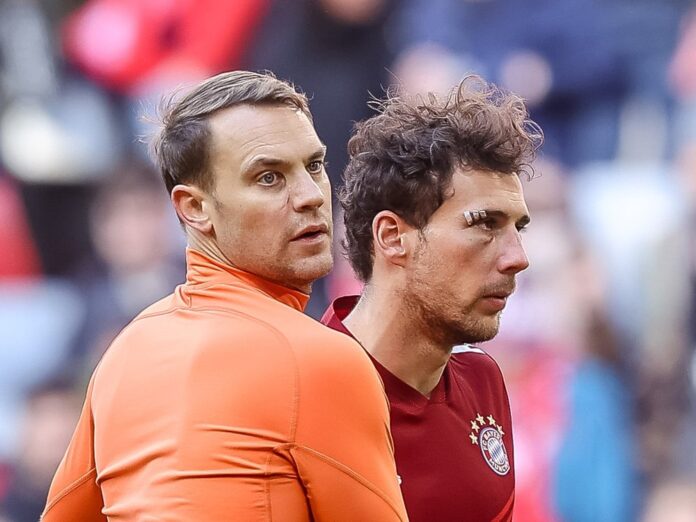 Sowohl Manuel Neuer (l.) als auch Leon Goretzka haben sich mit dem Coronavirus infiziert.