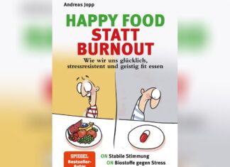 "Happy Food statt Burnout" - das neue Buch von Medizinjournalist Andreas Jopp.