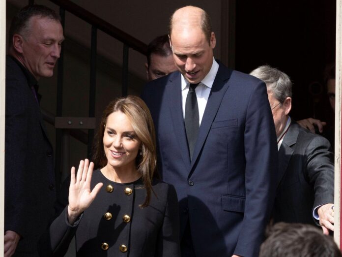 Herzogin Kate und Prinz William bei ihrem Besuch in Windsor.