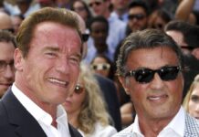 Arnold Schwarzenegger (l.) und Sylvester Stallone (r.) bei einem gemeinsamen Auftritt 2019.