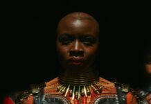 Danai Gurira als Okoye in "Black Panther: Wakanda Forever".