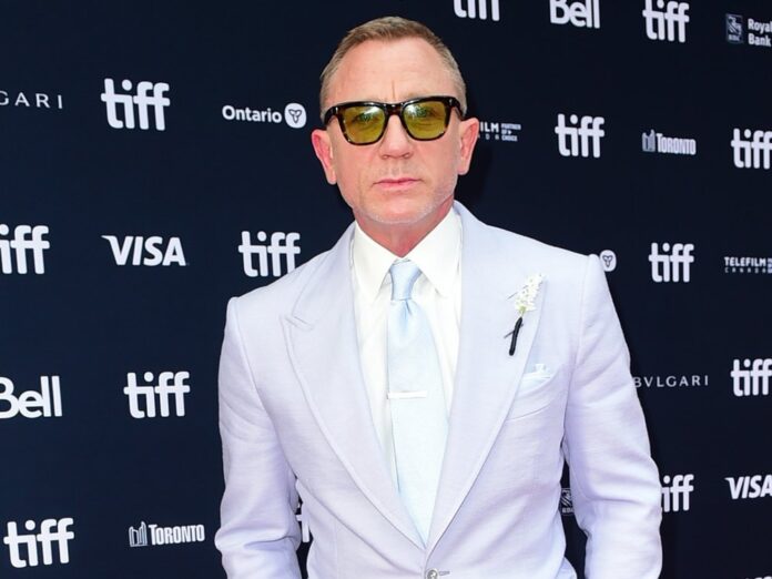 Hauptdarsteller Daniel Craig bei der Weltpremiere von 