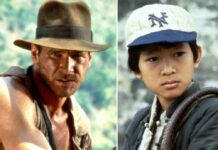 Harrison Ford und Ke Huy Quan im 1984 erschienenen "Indiana Jones und der Tempel des Todes".