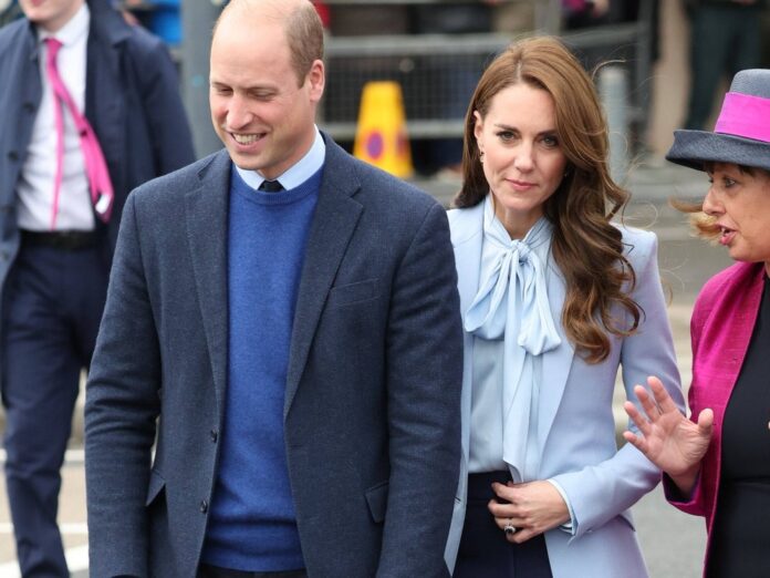 Prinz William und Prinzessin Kate bei ihrem Besuch in Belfast.