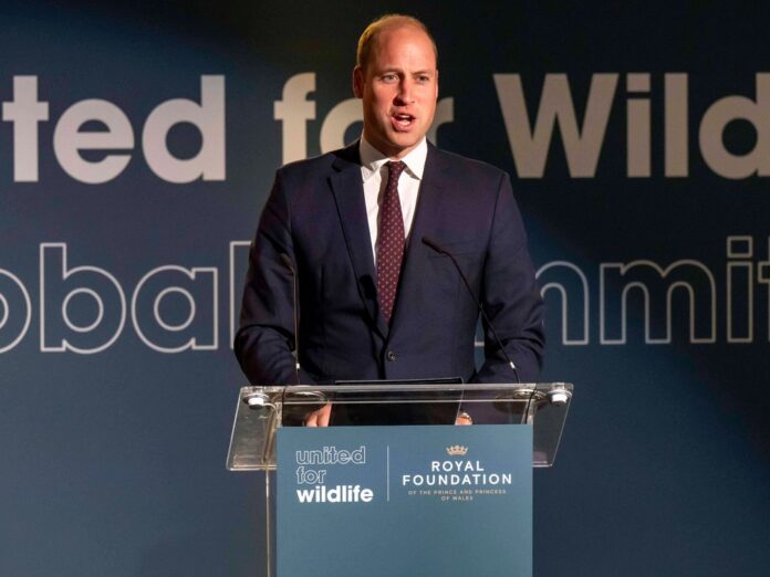 Prinz William hielt eine Rede beim United for Wildlife Global Summit in London.