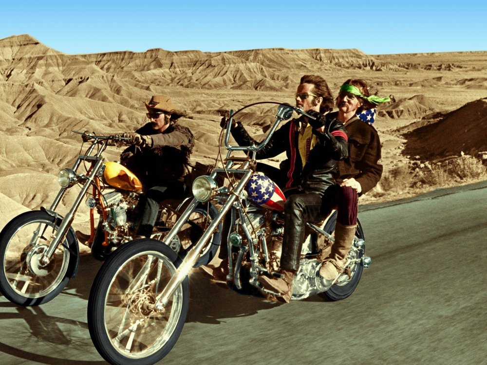 "Easy Rider" (1969) mit den Schauspielern Dennis Hopper