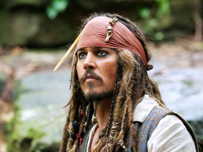 Johnny Depp als Jack Sparrow in 