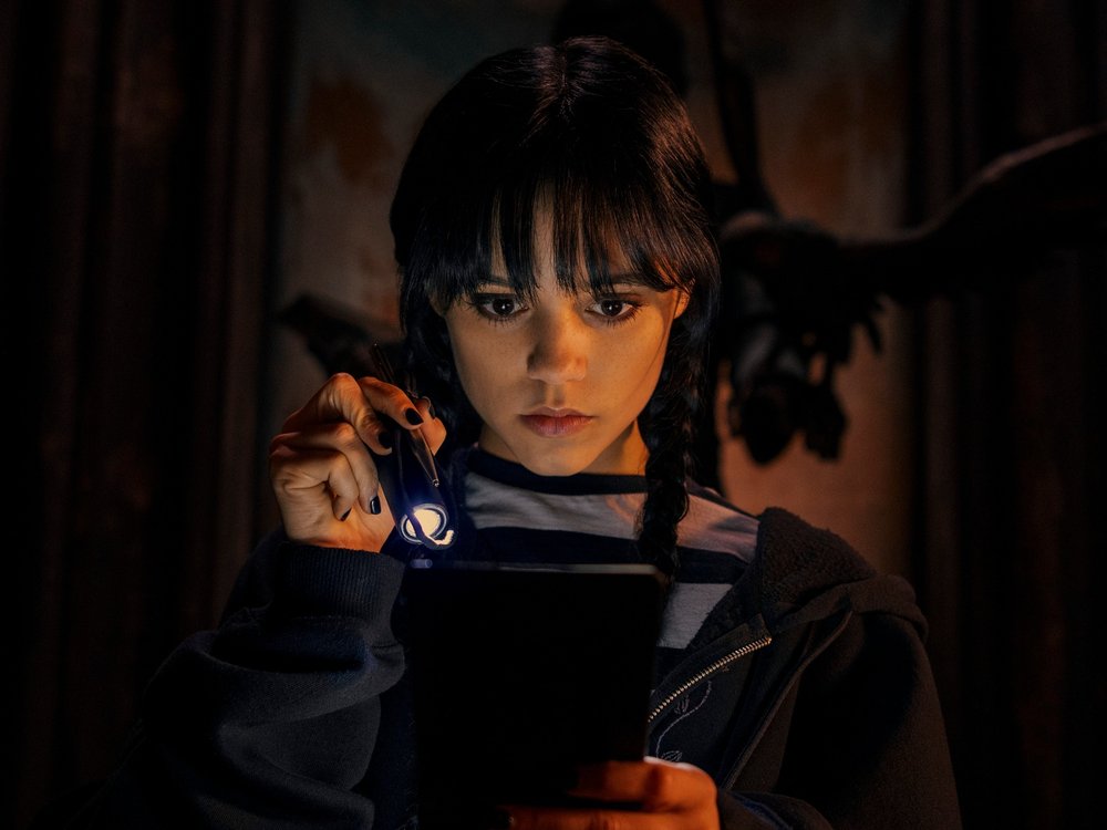 Jenna Ortega als Wednesday Addams in der Netflix-Serie "Wednesday".