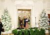 Jill Biden präsentiert ihre Weihnachtsdeko im Weißen Haus.
