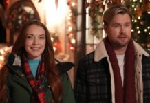 Lindsay Lohan und Chris Overstreet spielen die Hauptrollen in der Weihnachtsromanze "Falling for Christmas" für Netflix.
