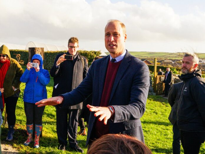 Prinz William hat sein Herzogtum Cornwall besucht.