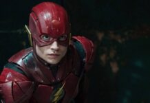 Ezra Miller als Flash in "Justice League" (2017).