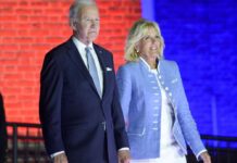 US-Präsident Joe Biden mit seiner Ehefrau Jill.