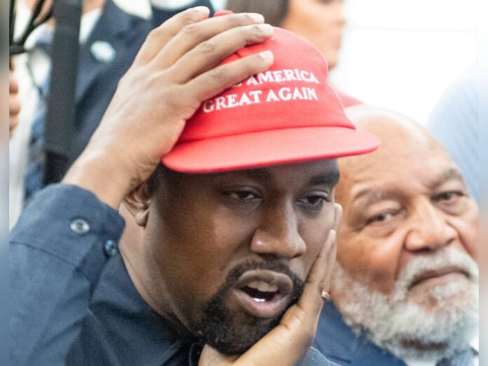 Der Rapper Kanye West scheint völlig vom Weg abgekommen zu sein.