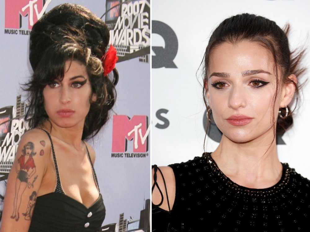 Marisa Abela (re.) wird in "Back to Black" zu Amy Winehouse.