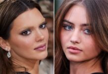 Kendall Jenner (l.) und Leni Klum legen viel Wert auf ihr Augenbrauen-Styling.