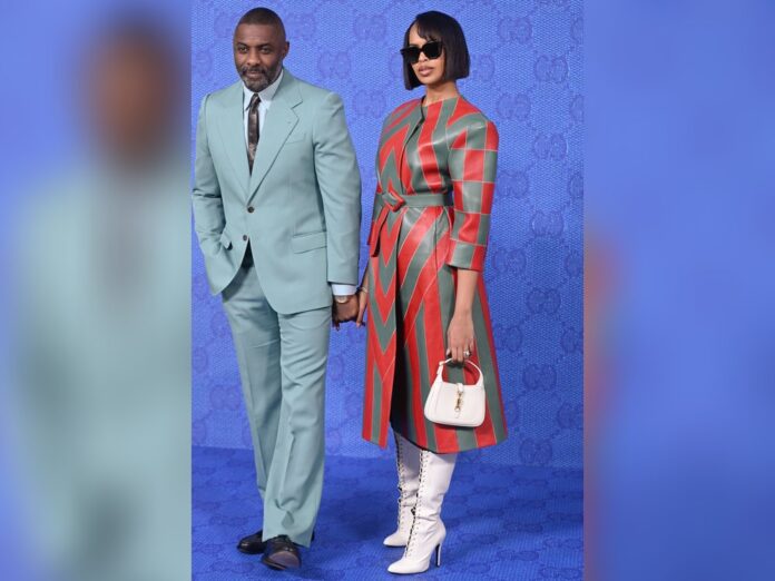 Idris Elba und Frau Sabrina Dhowre Elba bei der Gucci-Show in Mailand.
