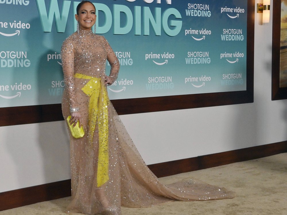 Jennifer Lopez bei der Premiere von "Shotgun Wedding".