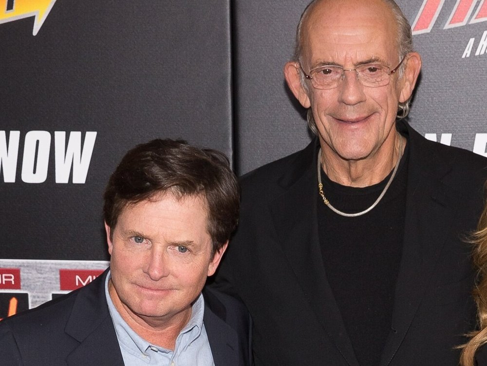 Michael J. Fox (l.) und Christopher Lloyd waren nicht sofort Freunde.