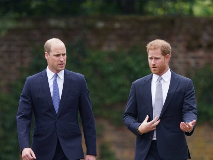 Prinz William und Prinz Harry (r.) haben schon länger keine gutes Verhältnis mehr.