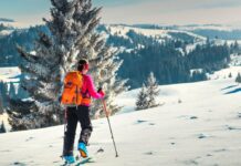 Beim Skitourengehen ist man - größtenteils - allein in der Natur.