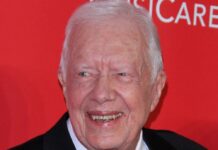 Jimmy Carter 1977 bis 1981 Präsident der Vereinigten Staaten von Amerika.
