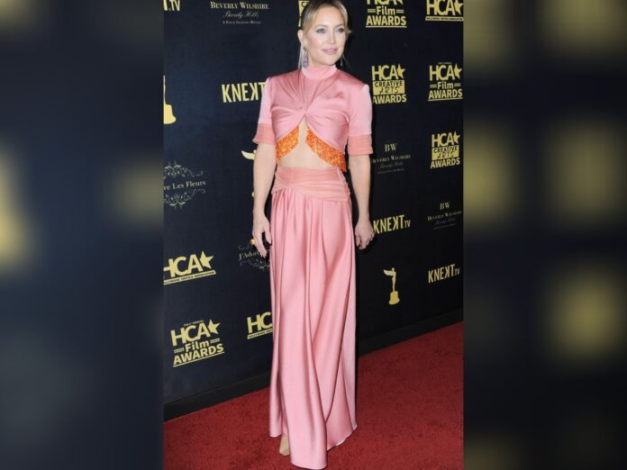 Kate Hudson in ihrem besonderen Rosé-Look.
