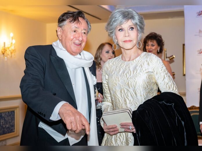 Jane Fonda brachte Glamour zum Wiener Opernball.