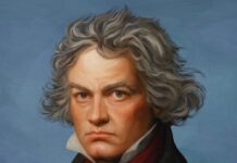 Auch Ludwig van Beethoven ist natürlich bei Apple Music Classical vertreten. Dieses Porträt wurde für die App erstellt.