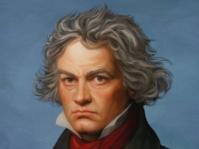 Auch Ludwig van Beethoven ist natürlich bei Apple Music Classical vertreten. Dieses Porträt wurde für die App erstellt.