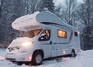 Camping ist auch im Winter möglich.