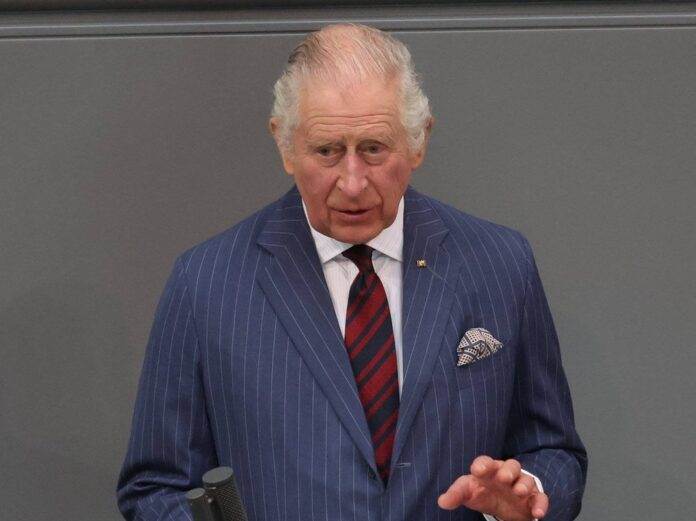 König Charles III. spricht vor dem Deutschen Bundestag.