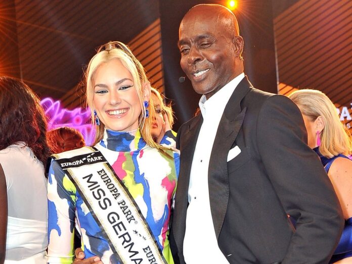 Die neue Miss Germany Kira Geiss an der Seite von Jury-Mitglied Bruce Darnell.