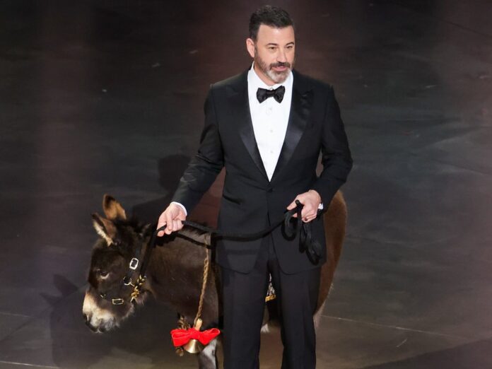 Moderator Jimmy Kimmel hatte einen besonderen Filmstar im Schlepptau.