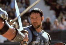 Russell Crowe in "Gladiator"