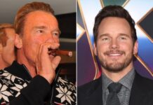 Arnold Schwarzenegger (l.) raucht gerne Zigarre